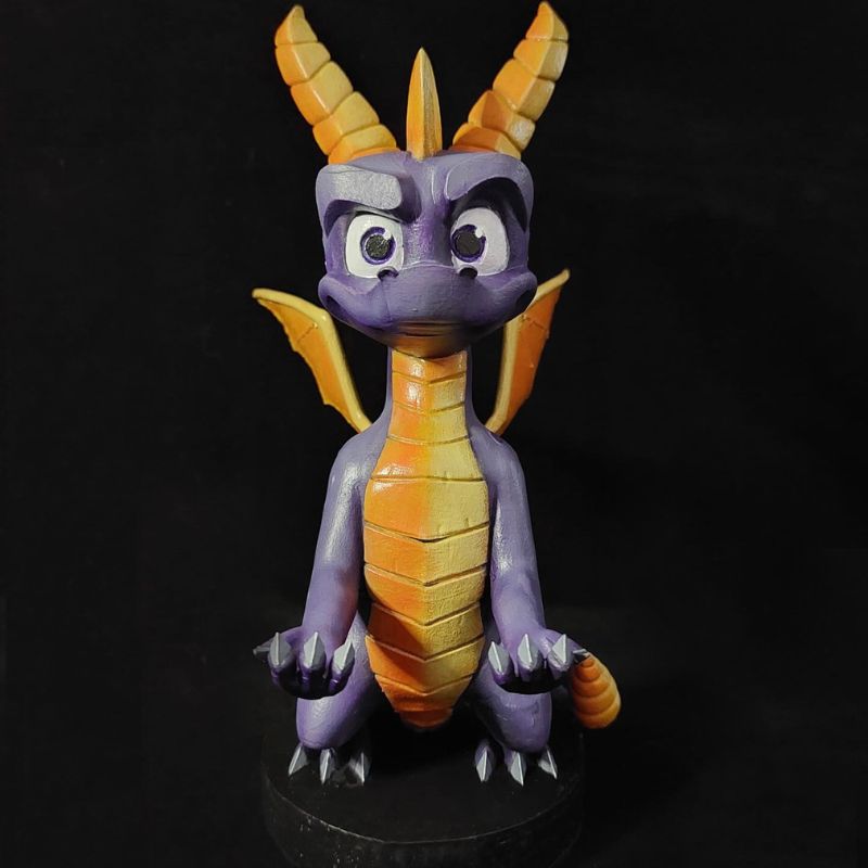 Figura Spyro the dragon proceso 01